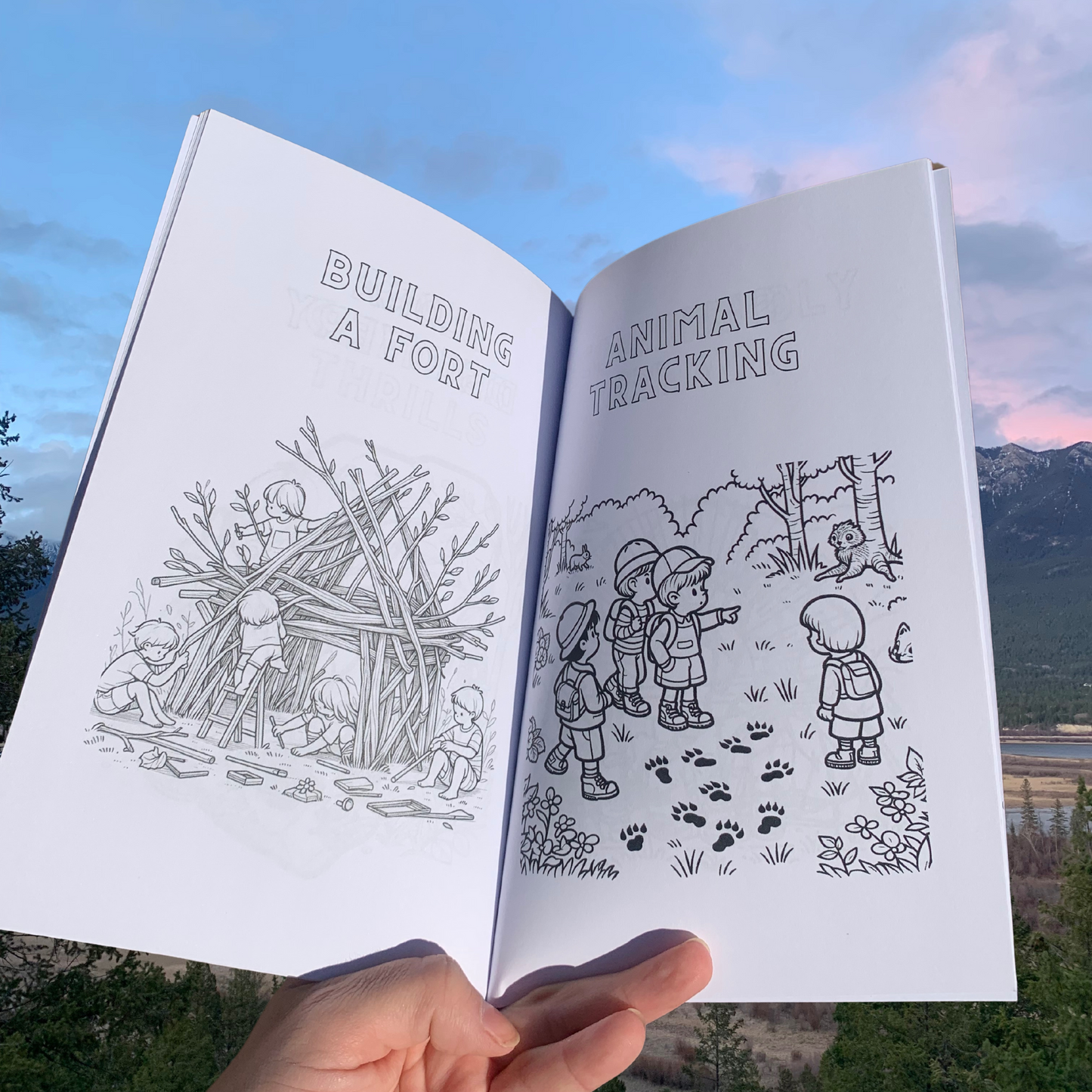 Colouring Book for Kids My first Camping